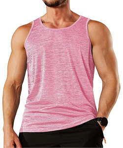 Débardeurs décontractés à séchage rapide pour hommes tricotés sans manches chemise musculaire d'entraînement pour la performance de la salle de sport t-shirts de musculation athlétique - Product Image 1