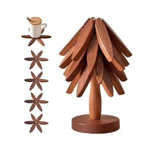 Posavasos de Madera Marrón de Alta Calidad |   Acabado Pulido |   Precio de Fabricante - Product Image 2