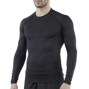 T-shirts de compression personnalisés à manches courtes, légers, respirants, à séchage rapide, écologiques, de haute qualité pour hommes - Product Image 1