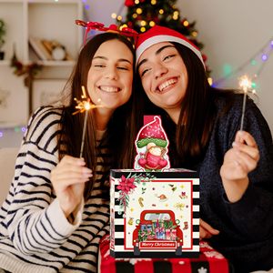 Scatola di <span class=keywords><strong>natale</strong></span> per soldi con <span class=keywords><strong>buon</strong></span> <span class=keywords><strong>natale</strong></span> sacchetti trasparenti per bambini adulti - Product Image 5
