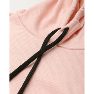 Diseño personalizado Logo Invierno Mujer Ropa Sudadera con capucha Joggers Conjunto Fleece Cremallera Sudadera Casual Deporte Pantalones de chándal Mujer Chándales - Product Image 5