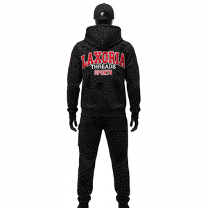 Custom Vintage Acid Wash Sun Faded Street Wear Tracksuits Distressed Zip Up Graphic Rhinestone Hoodie And <b>Sweatpants</b> <b>Set</b> - Product Image 6
