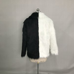 Manteaux en fourrure pour hommes sur mesure, grandes tailles, vestes d'hiver modestes avec grand col, manteaux courts en fausse fourrure moelleuse pour hommes - Product Image 3