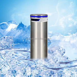 Bollard en acier télescopique rétractable électrique hydraulique hauteur de levage semi-automatique parking barrière de sécurité stationnement manuel - Product Image 4