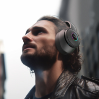 Casque Gaming Earldom avec Microphone et Lumière RGB, Casque PC Gamer avec Son Surround Stéréo, Casque Audio Circum-Auriculaire