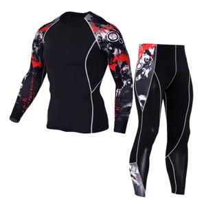 Conjunto de Rashguard GAF MMA para Hombre, Venta al por Mayor, Camiseta de Manga Corta y Leggings con Sublimación, Logotipo Personalizado - Product Image 6