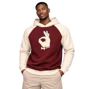 Sudadera con Capucha Kappa Alpha Psi YO, Diseño de Mano, 1911, Color Granate, Manga Raglán, Felpa Premium, Sudadera de Fraternidad Griega - Product Image 1