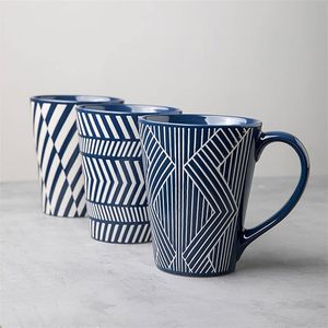 Taza de Cerámica Beige Hecha a Mano con Acabado Brillante, Tazas de Café y Té de Gres, para Regalo o Decoración Rústica de Mesa, Diseño Personalizado Impreso - Product Image 1