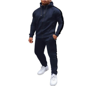 Chándal Deportivo para Hombre, Informal, para Entrenamiento, con Cremallera Completa - Product Image 1