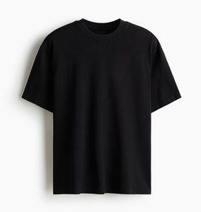 Camiseta corta cuadrada de corte holgado para hombre, logotipo bordado personalizado, ropa de calle mínima, camiseta de moda de gran tamaño, suministro al por mayor - Product Image 4