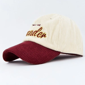 Gorra de 6 Paneles Personalizada al por Mayor, 100% Algodón, con Frente de Encaje, Impermeable, de Lona, para Playa, Pesca, Hip Hop, Casual, Deportiva, Unisex - Product Image 1
