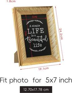 Meilleur cadre photo moderne en MDF Nouvelle arrivée Tendance Designs Fer Métal Offres de gros Vente sur cadres photo en MDF moderne - Product Image 4