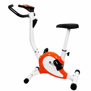 Vélo de fitness silencieux à transmission par courroie, vélo d'appartement pour entraînement cardio à domicile avec siège réglable - Product Image 1