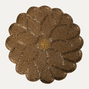Sets de table en coton perlé faits à la main, réglage de table en lin anti-dérapant de luxe pour la maison, exportation en vrac, fournisseur indien en gros, usine - Product Image 4