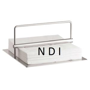 Porte-mouchoirs de finition brillante de qualité supérieure Design fait à la main hôtel de luxe Restaurant utilisation mallette de rangement en tissu en métal - Product Image 1