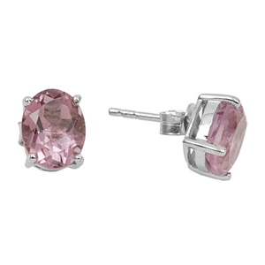 Boucles d'oreilles classiques au design simple, en argent sterling 925, pierre précieuse chalcédoine, boucles d'oreilles à clous, mode, fêtes, cadeau, fabrication de boucles d'oreilles - Product Image 5