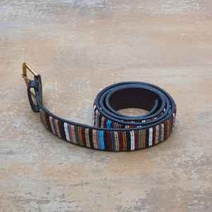 Cinturones de diseñador hechos a mano Unisex de calidad premium, Polo de cuero de vaca Massai con cuentas personalizadas, aleación baja informal Occidental totalmente tallada a mano - Product Image 5