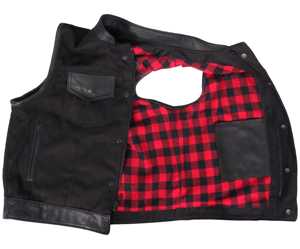 Wholesale Men <b>Leather</b> Motorcycle Vest | Premium Quality <b>Biker</b> <b>Leather</b> <b>Waistcoat</b> | Durable Super Rider Riding Vest - Product Image 5