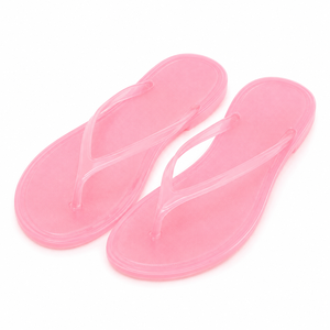 Tongs pour femmes respirantes à bout ouvert en PVC avec talon plat pour une utilisation quotidienne décontractée en été - Product Image 2