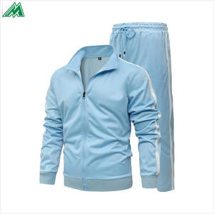 Conjunto de chándal personalizado con cremallera completa Traje de sudadera de lana transpirable de manga larga con logotipo impreso Chaqueta y pantalones de invierno - Product Image 3