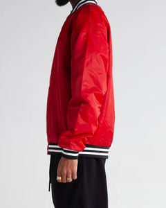 Veste universitaire d'hiver pour hommes de haute qualité, tendance 2025, personnalisable OEM, col montant, logo frontal, coupe-vent, pour les marques de mode et les grossistes - Product Image 3