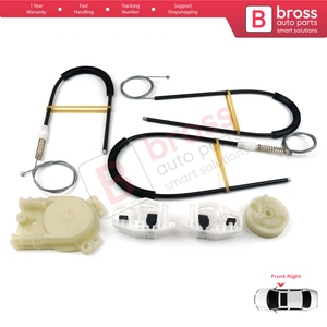 ชุดซ่อมมอเตอร์กระจกหน้าต่าง BWR883 สำหรับประตูหน้าขวา รถยนต์ Megane MK2 ปี 2002-2008 แบบ 4/5 ประตู รุ่น 8201010925 - Product Image 3