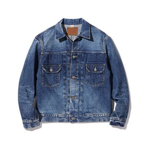 Chaqueta Bomber Vaquera Vintage de Alta Calidad con Revestimiento de Piel de Oveja Camuflada, Logotipo Frontal, Transpirable y de Secado Rápido, Unisex - Product Image 1