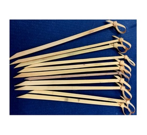 Selecciones de cóctel de bambú ecológicas, pinchos de nudo de fruta desechables para bebidas y aperitivos de fiesta hechos en Vietnam - Product Image 2