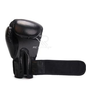 Gants de MMA professionnels en cuir noir de haute qualité avec logo personnalisé, 12 oz, pour adultes, design à lacets, pour l'entraînement, vente en gros - Product Image 1