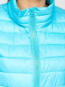 New Arrival <b>Women's</b> Casual Streetwear Sleeveless Puffer Vest Winter <b>Waistcoat</b> Zipper Closure Waterproof Embroidery - Product Image 4