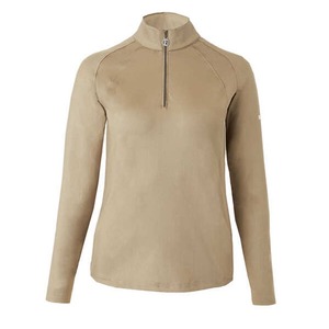 Chemises d'équitation vintage en tricot uni de haute qualité pour femmes 2025 à manches courtes personnalisables - Product Image 1