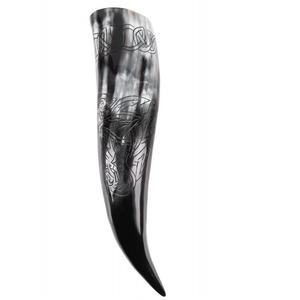 Soporte de cuernos para beber de estilo náutico de animales pulidos de alta calidad, regalo de Ángel personalizado con logotipo personalizado, artesanías naturales - Product Image 1