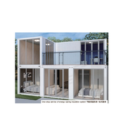 Maison préfabriquée en acier galvanisé personnalisée avec garantie de 5 ans, couleur personnalisée, conception de modèle 3D pour villa, usage de vacances