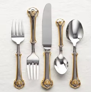 Ensemble de couverts modernes en laiton couverts élégants vaisselle de salle à manger de qualité supérieure pour la maison cuisine hôtel utilisation - Product Image 6