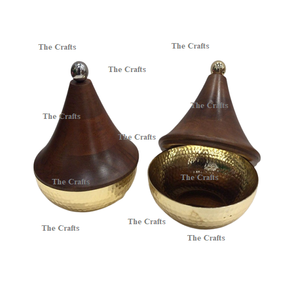 Ensemble de deux boîtes de service en acier, couleur argent, taille et forme personnalisées, bol à fruits secs de qualité supérieure - Product Image 3