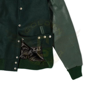 Laine et nylon, détails brodés, fermeture éclair, bordures côtelées, logo brodé, léger, super uni, manches longues, 2 poches latérales, devant - Product Image 6