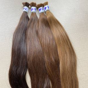 ผมต่อจากมนุษย์เวียดนามแบบตรง100กรัมสีเข้มหลายสีผมบริสุทธิ์เกรดทั้งหมด - Product Image 1
