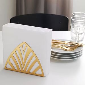 Decorative Napkin Holder <b>Tissue</b> Box <b>Wedding</b> Bar Restaurant Hotel Commercial Buyers Handmade Made in India 2023 wholesale - Product Image 2