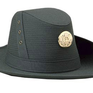 2025 de alta calidad de cuero auténtico rojo oficiales Muir Biker Peaked Staff Cap Hat con insignias bordadas oficiales - Product Image 5