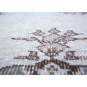 Tapis en laine noué à la main vintage, rose et violet, motif médaillon abstrait rectangulaire pour la maison, le couloir, le salon - Pae-678, tapis fait main - Product Image 3