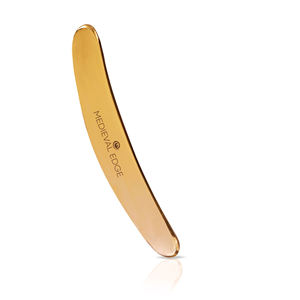 100% Pure Kansa Gua Sha Herramienta en forma de C para cara y cuerpo Producto de masaje de belleza Ayurvédico del fabricante más grande - Product Image 1