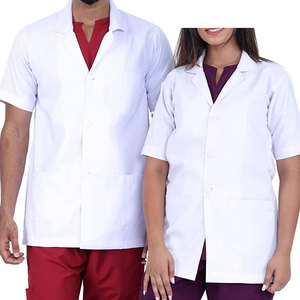 Impresión de logotipo personalizado de alta calidad, venta al por mayor, diseño para mujeres, ropa de hospital, bata de laboratorio en color blanco - Product Image 4