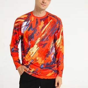 Camisetas de pesca de manga larga con logotipo personalizado al por mayor, conjunto de invierno de lona con estampado sublimado que absorbe la humedad, ropa de pantano - Product Image 1