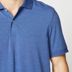 Camisa de Hombre 2025, Nuevo Estilo, Personalizada, de Spandex/Poliéster, con Patrón Liso, Antiarrugas, Manga Corta, Tejido de Punto, a la Moda - Product Image 2