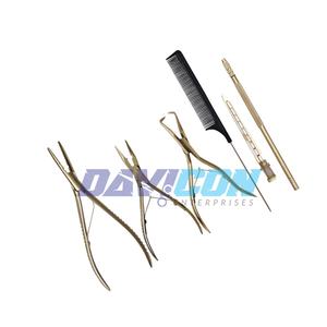 Conjunto de herramientas de extensión de cabello personalizadas de acero inoxidable, juego básico de 6 piezas, herramientas de extensión de cabello - Product Image 5
