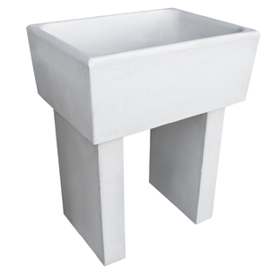 Vaso in Cemento Serie Ostuni 60 X 47 X h 30 cm con Piedini, Vasi e Fioriere - Product Image 4