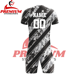 Customize 25-26 New Wholesale High Quality Quick Dry Breathable 100% Polyester Crew Neck Short Sleeve Soccer Uniform Wear - Product Image 2