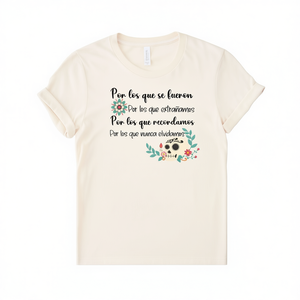 T-shirt Crâne de Sucre Floral pour le Jour des Morts Mexicain, Promotion Halloween pour Costume d'Halloween - Product Image 3