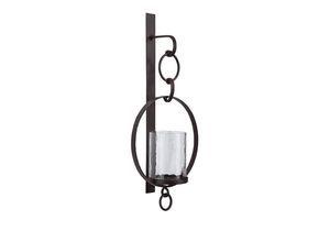 Handmade Iron Candle <b>Sconces</b> Artistic Craft Wall Accent For Unique Home Decor <b>Lighting</b> Statement - Product Image 3