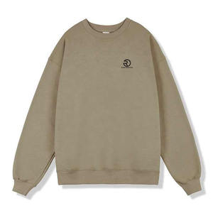 Sweat-shirt à col ras du cou et épaules tombantes en coton de haute qualité 100% pour hommes sweat-shirt surdimensionné avec logo personnalisé pour hommes - Product Image 4